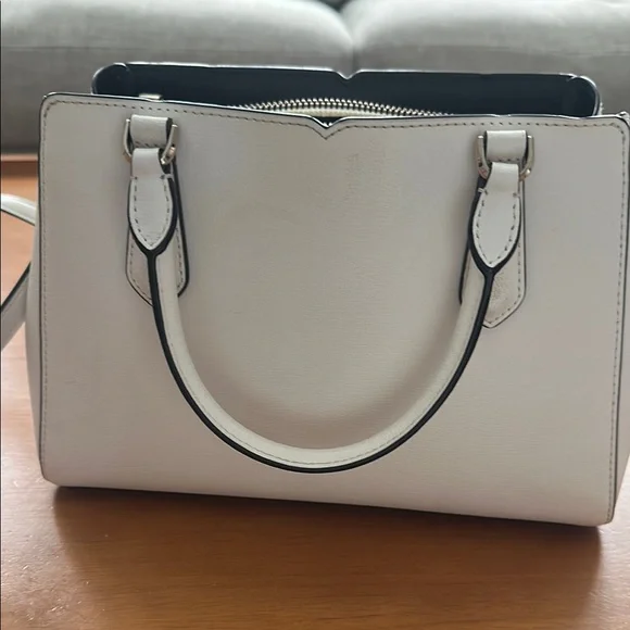 Kate Spade White Satchel with Structured Design - Picture 5 of 6